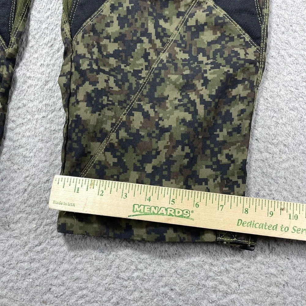BT Battle Tested Pants Mens Medium Green Camo Paintball Padded Knees 30-36